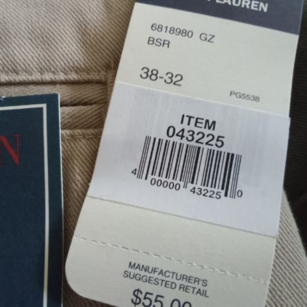 Ralph Lauren Polo Pants 38x32 Firm